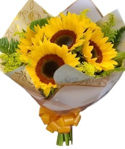 bouquet de girasoles