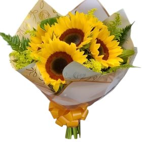 bouquet de girasoles