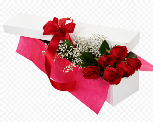 Caja de rosas x 6