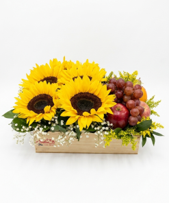girasoles y frutas flores para mama