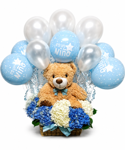 regalo para bebe recien nacido flores boota