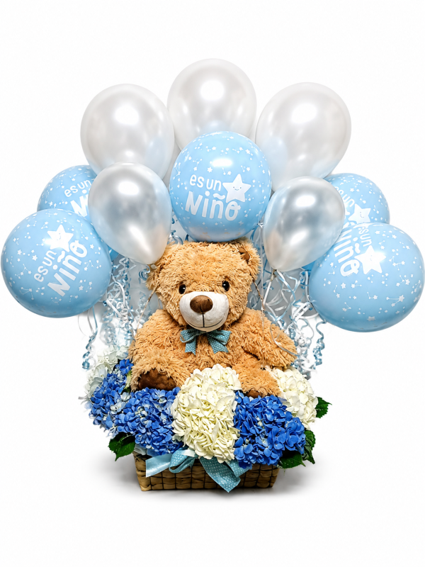 regalo para bebe recien nacido flores boota