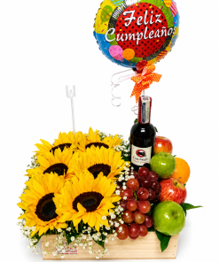 girsoles y frutas para mama floristeria en bogota