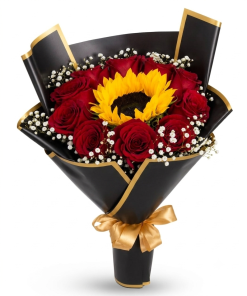 Ramos de Rosas para regalar en bogota. entrega hoy. rosas y girasoles.